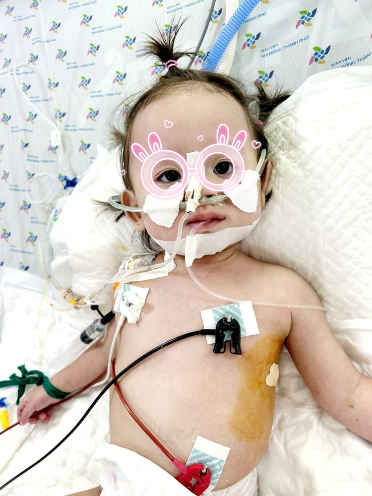 Sức khỏe trẻ đã hồi phục - Ảnh BVCC