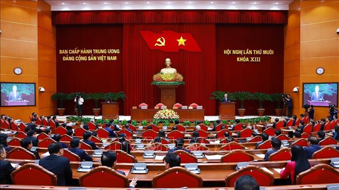 Quang cảnh phiên bế mạc Hội nghị. Ảnh: TTXVN