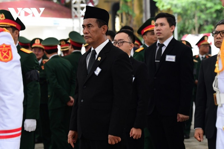 Đoàn CH Indonesia do Bộ trưởng Bộ Nông nghiệp Indonesia Andi Amran Sulaiman làm Trưởng đoàn. (Ảnh VOV)