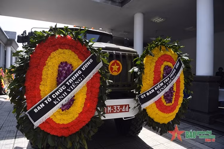 Công tác chuẩn bị cho Lễ truy điệu Tổng Bí thư Nguyễn Phú Trọng. Ảnh: Quân Đội Nhân Dân.