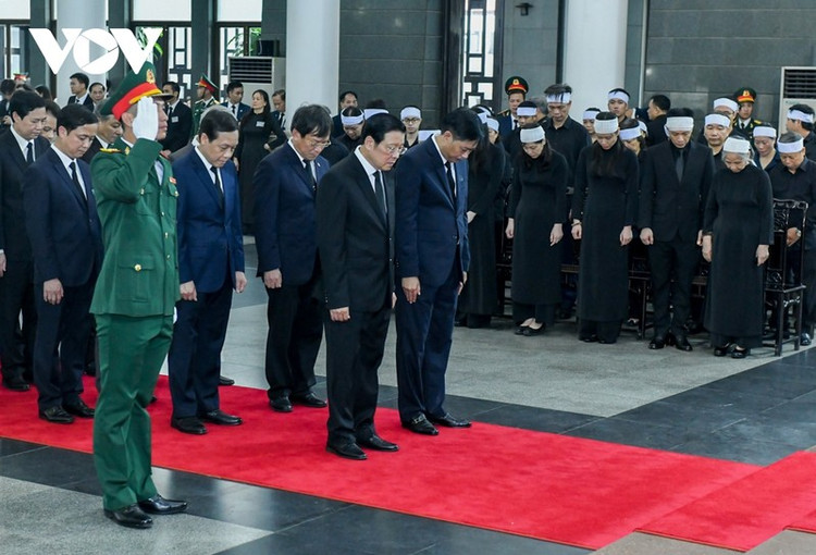 Đoàn Ban Nội chính Trung ương do Đồng chí Phan Đình Trạc, Ủy viên Bộ chính trị, Bí thư Trung ương Đảng, Trưởng Ban Nội chính Trung ương làm Trưởng đoàn - Ảnh: VOV