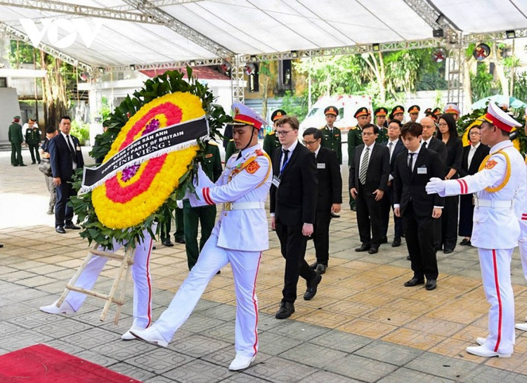 Đoàn Đảng Cộng sản Anh. Ảnh: VOV