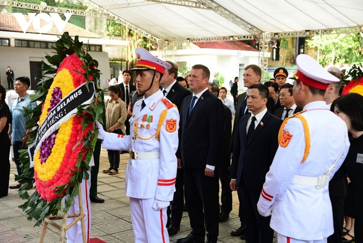 Đoàn Quốc hội Belarus. Ảnh: VOV