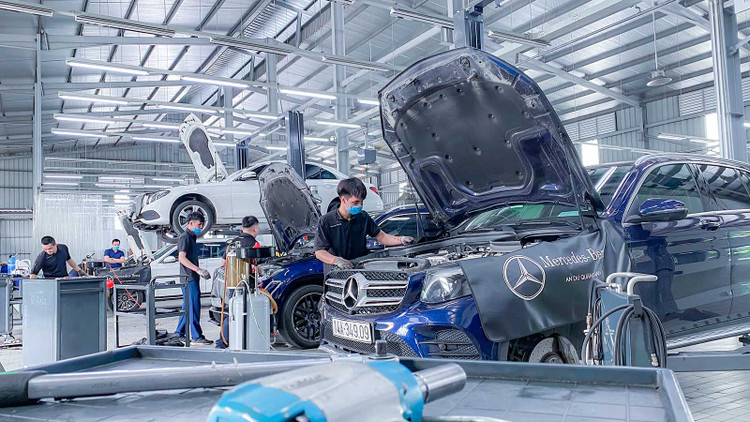 Dịch vụ xe Mercedes