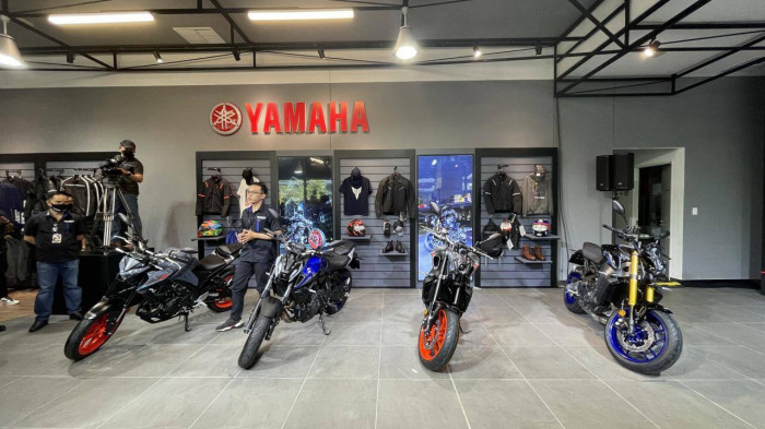 Các mẫu xe naked-bike thuộc dải sản phẩm MT của Yamaha.