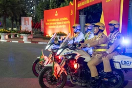 CSGT Hà Nội đảm bảo an ninh, trật tự chào mừng Đại hội Đảng lần thứ XIV