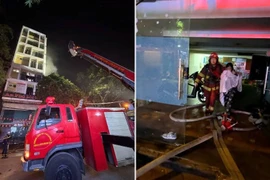 Cháy nhà nghỉ ở Hà Nội, tạm giữ một người nghi phóng hỏa