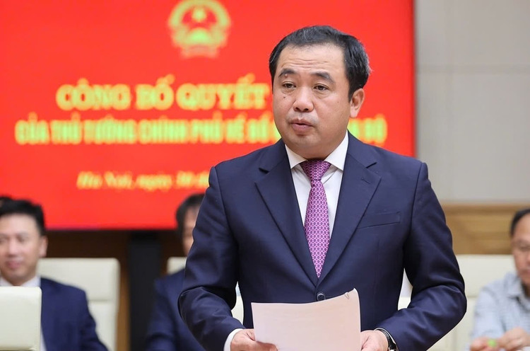 Bộ trưởng Bộ Nông nghiệp và Môi trường Trần Đức Thắng.