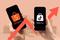 Shopee và TikTok Shop nắm giữ 98% doanh số sàn trực tuyến