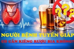 Dùng rượu bia ảnh hưởng thế nào đến bệnh tuyến giáp?