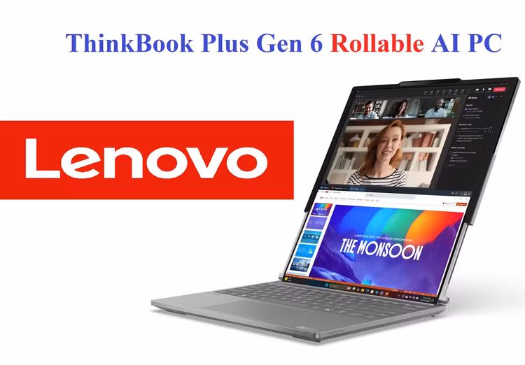 Hãng phân loại chiếc laptop này vào dòng ThinkBook. Nó có tên là Thinkbook Plus Gen 6 Rollable AI PC. Bằng động thái ra mắt mẫu laptop này, Lenovo đã ghi tên mình vào lịch sử với chiếc laptop đầu tiên có thể cuộn.