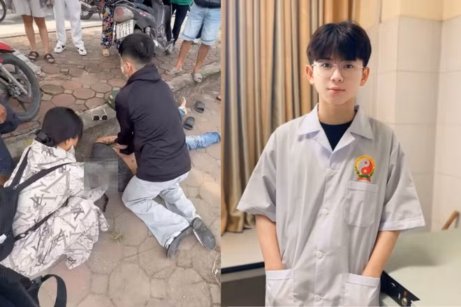 Chàng sinh viên y khoa ép tim cứu người đi đường ngã bất tỉnh ở Hà Nội