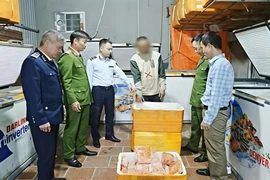 Phát hiện gần 700kg trứng non, nầm lợn trôi nổi sắp tuồn vào quán ăn ở Bắc Ninh