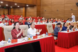 Toàn cảnh hội nghị Đoàn Chủ tịch lần thứ 7 của UBTƯMTTQ Việt Nam