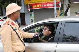 Lực lượng CSGT Bắc Ninh ra quân xử lý vi phạm nồng độ cồn dịp Tết