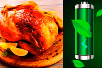 Hô biến mỡ gà thành thiết bị lưu trữ năng lượng 