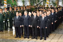 Trọng thể lễ viếng nguyên Chủ tịch nước Trần Đức Lương