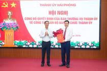 Hải Phòng bổ nhiệm Phó Trưởng Ban Tổ chức Thành ủy 