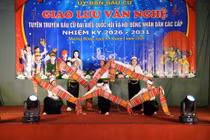 Đêm giao lưu văn nghệ của người Mường Phú Thọ trước thềm bầu cử