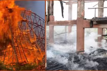 Nghịch bật lửa, nhóm trẻ vô tình thiêu rụi nhà rông 