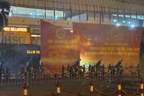 Màn pháo lệnh rực sáng Mỹ Đình chào mừng ngày Quốc khánh 2/9