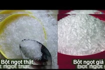 Hướng dẫn nhận biết bột ngọt thật - giả tại chợ An Khê, Gia Lai