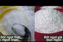 Hướng dẫn nhận biết bột ngọt thật - giả tại chợ An Khê, Gia Lai