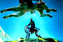 Thích thú xem ngựa robot cõng người băng băng leo núi 