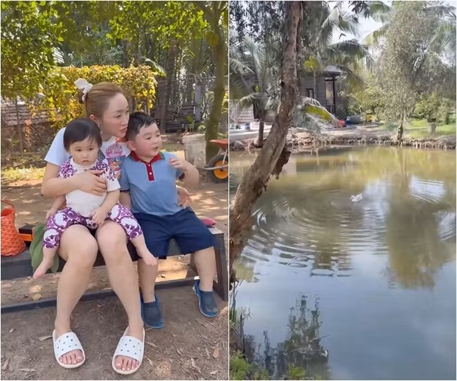 Không chỉ cung cấp thực phẩm sạch, khu vườn còn là nơi để các thành viên trong gia đình gắn kết với thiên nhiên. Ảnh chụp màn hình