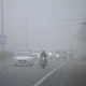 Hình ảnh sương mù dày đặc bao trùm thủ đô Ấn Độ