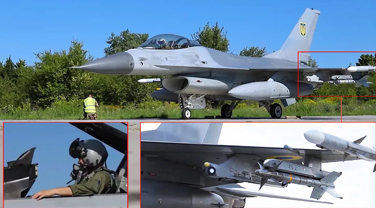 Ten lua S-400 noi so lon nhat cua phi cong F-16 Ukraine