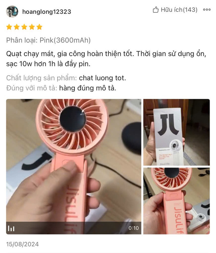 JISULIFE Life7 cũng được nhiều khách hàng đánh giá về chất lượng hoàn thiện tốt và khả năng sử dụng chính xác như thông số kỹ thuật,