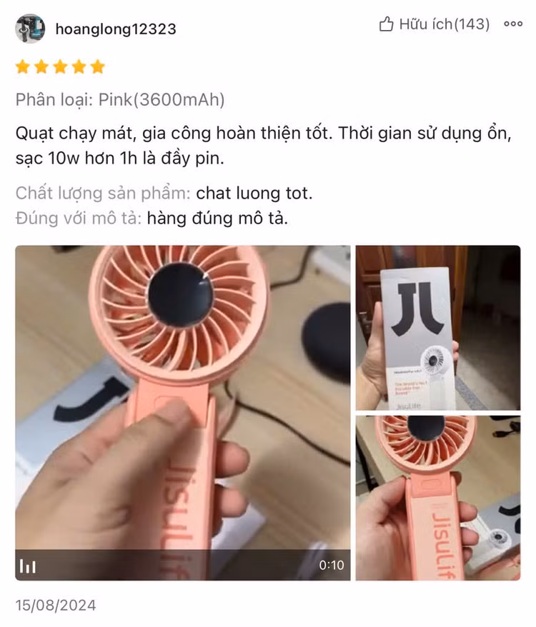 JISULIFE Life7 cũng được nhiều khách hàng đánh giá về chất lượng hoàn thiện tốt và khả năng sử dụng chính xác như thông số kỹ thuật,