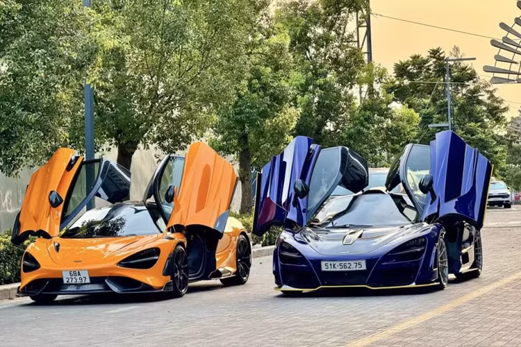 Cap sieu xe McLaren hon 50 ty ban gioi han khoe dang o Sai Gon