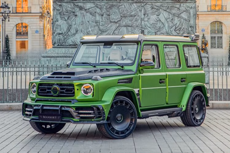 Chiêm ngưỡng SUV Mercedes-AMG G63 độ Mansory phối màu độc đáo Chiem nguong SUV Mercedes-AMG G63 do Mansory phoi mau doc dao