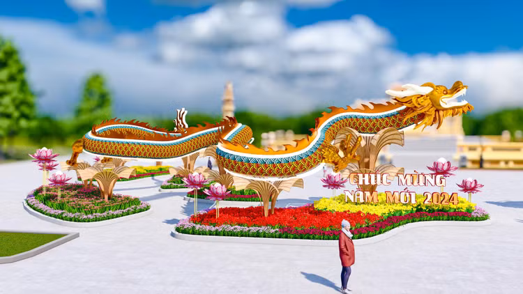 Can canh linh vat rong dai 30m chao xuan sap trinh lang o Hue-Hinh-3