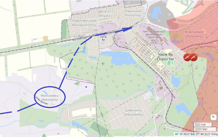 Nga de bep quan Ukraine o Chasov Yar, Ukraine mat the chu dong-Hinh-14