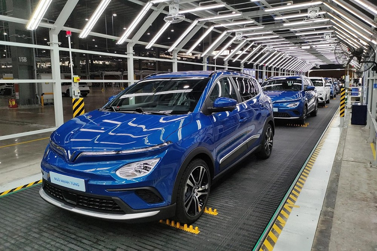 Sản lượng ôtô lắp ráp tại Việt Nam trong 8 tháng đầu năm 2022 cũng đứng thứ 4 trong khu vực.