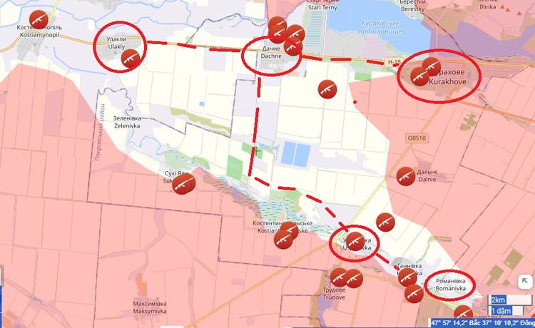 Ukraine tung vien binh toi Kurakhove, Nga hoan thanh khep vong vay