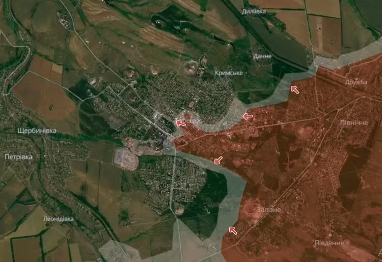 Linh Azov cua Ukraine su dung chien thuat moi o thanh pho Toretsk-Hinh-6