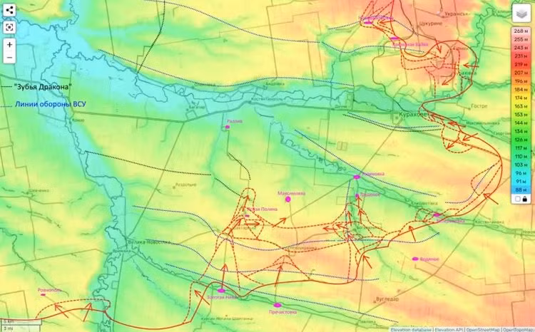 Quan doi Nga tiep tuc dot pha, tao the bao vay cu diem Kurakhove-Hinh-9