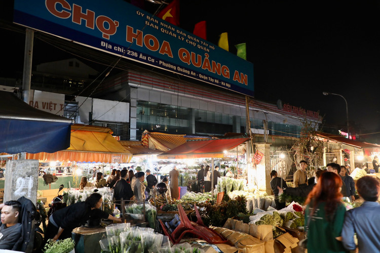 Quang Ba: Cam dong canh dang may rau xuyen dem chon hoa dip 8/3