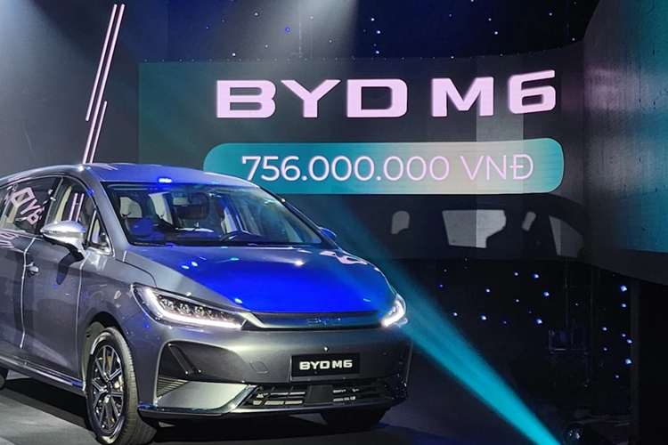 BYD M6 giá 756 triệu tại Việt Nam, đối thủ Toyota Innova Cross - Hình 8 BYD M6 gia 756 trieu tai Viet Nam, doi thu Toyota Innova Cross-Hinh-8