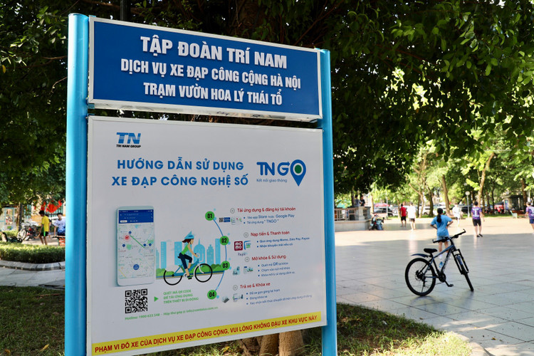 Trong thang 7, Ha Noi se co 100 xe dap cong cong hoat dong truoc