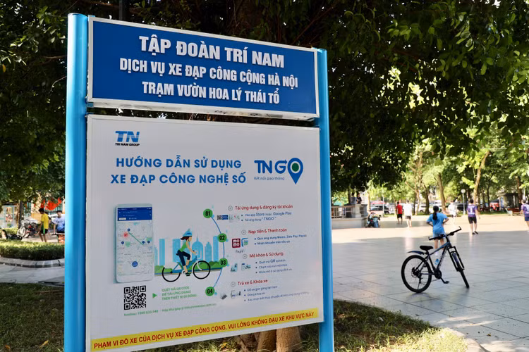 Trong thang 7, Ha Noi se co 100 xe dap cong cong hoat dong truoc