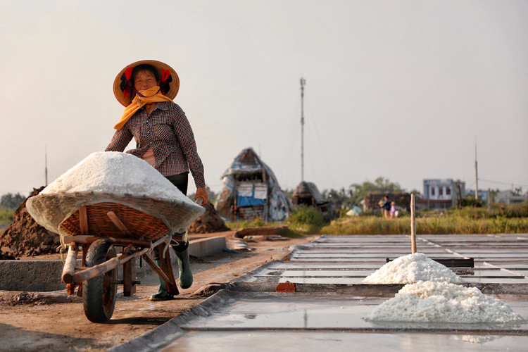 Mặn mòi nghề làm muối ở Bạch Long, Nam Định - Hình 9 Man moi nghe lam muoi o Bach Long, Nam Dinh-Hinh-9