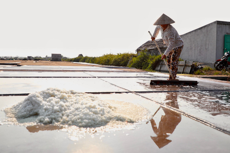 Mặn mòi nghề làm muối ở Bạch Long, Nam Định - Hình 15 Man moi nghe lam muoi o Bach Long, Nam Dinh-Hinh-15