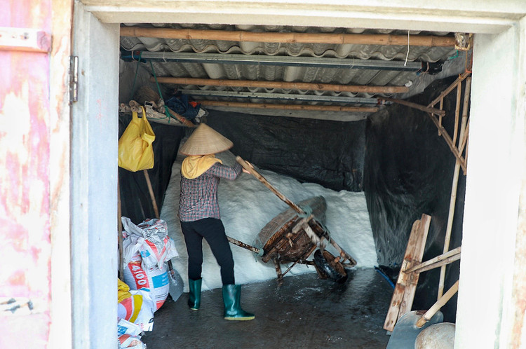 Mặn mòi nghề làm muối ở Bạch Long, Nam Định - Hình 10 Man moi nghe lam muoi o Bach Long, Nam Dinh-Hinh-10