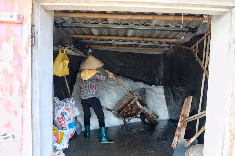 Mặn mòi nghề làm muối ở Bạch Long, Nam Định - Hình 10 Man moi nghe lam muoi o Bach Long, Nam Dinh-Hinh-10