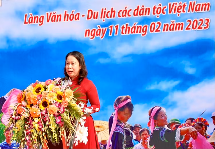 Quyen Chu tich nuoc Vo Thi Anh Xuan du “Ngay hoi Sac xuan tren moi mien To quoc“-Hinh-5